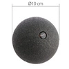 Piłka pojedyncza do masażu 10 cm BLM01 HMS