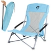 Krzesło turystyczne plażowe wędkarskie na kemping ryby rozkładane błękitne