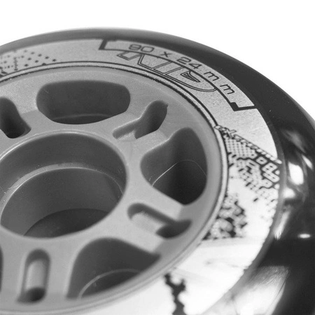 Kółka CZARNE  90X24 4 SZT. PU 82A  