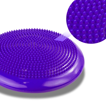 Poduszka sensoryczna dysk korekcyjny do ćwiczeń fioletowa