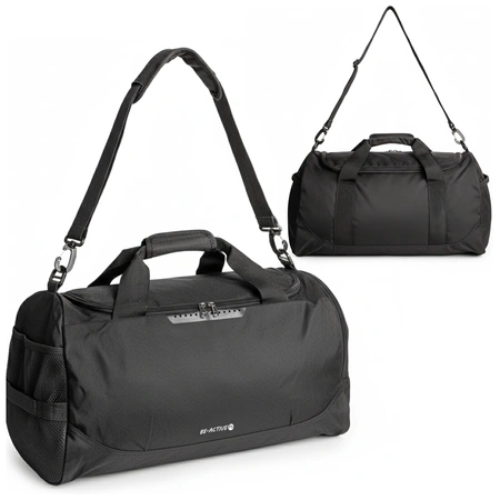Pojemna torba sportowa podróżna z regulowanym paskiem na ramię