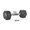 Hantla Hex 5kg ciężarek ogumowany