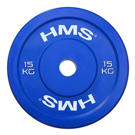 Talerz Olimpijski BUMPER 15kg HMS TOB-15