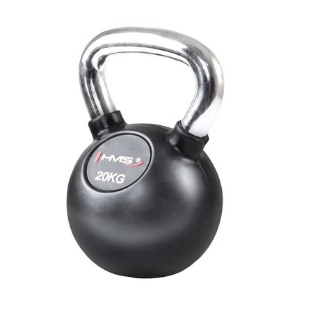 KETTLEBELL KGC20 20 KG GUMA Z CHROMEM HMS