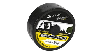 PRZYPON - LEADCORE LEADER 35lbs/10m - CZARNO ZIELONY - op.1szt.