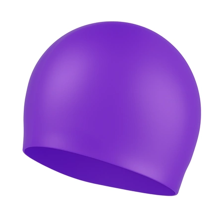 Czepek silikonowy na basen pływacki kąpielowy CP3 fioletowy