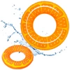 Koło dmuchane 90cm pomarańcza - kółko do nauki pływania