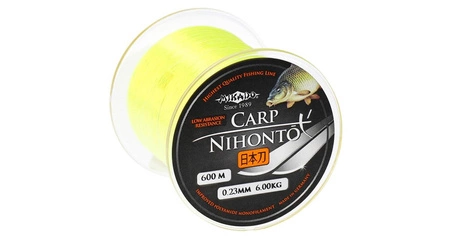 ŻYŁKA - NIHONTO CARP - 0.35mm/12.20kg/600m - FLUO ŻÓŁTA - op.1szp.