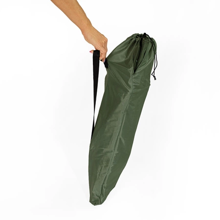 Krzesło turystyczne plażowe wędkarskie na kemping ryby rozkładane zielone