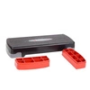 Step do aerobiku 2 stopniowy regulowany czarno-czerwony HMS AS003