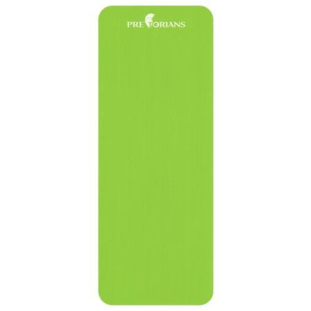 Mata gruba do ćwiczeń (1,5 cm) NBR Pretorians limonkowa