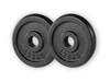 Obciążenie żeliwne 2x1,25kg krążek talerz otwór 26mm - zestaw 2 x 1,25kg