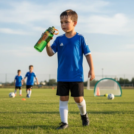 Butelka na wodę bidon sportowy na siłownię trening 1,1l zielona