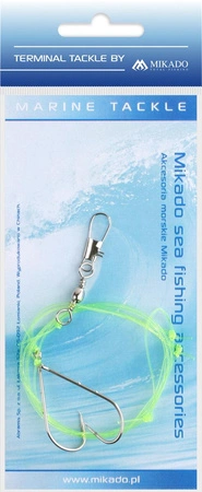 ZESTAW MORSKI - SIMPLE BOOM RIG 0.60mm - hak: 1/0 - op.1kpl.