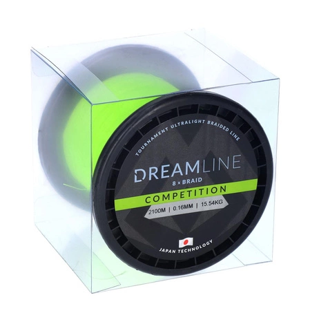 PLECIONKA - DREAMLINE COMPETITION - 0.10mm/8.73kg/2100m - FLUO ZIELONA - op.1szp.