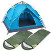 Namiot 3-osobowy + 2 śpiwory - idealny zestaw na biwak camping