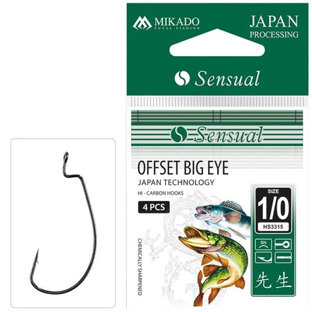 HACZYK - SENSUAL - OFFSET BIG EYE nr 4/0 BN - op.3szt.
