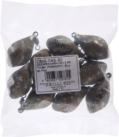 CIĘŻAREK - TRI-FLAT Z KRĘTLIKIEM - 90g - PAISKOWY - op.10szt.