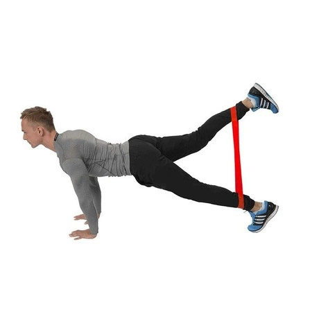 Guma do ćwiczeń mini band czerwona 0,7mm