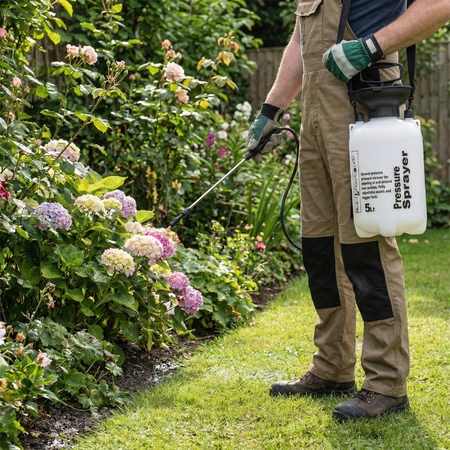 Opryskiwacz ciśnieniowy ogrodowy ręczny 5L z długą lancą