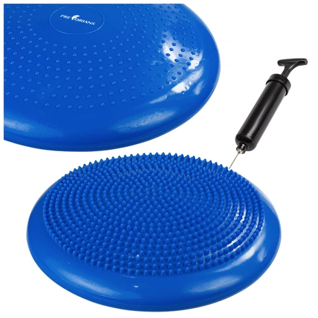 Poduszka sensoryczna dysk korekcyjny do ćwiczeń niebieska