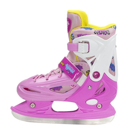 ŁYŻWY HOKEJOWE NILS EXTREME NH1105A A regulowane 27-30 XS różowe