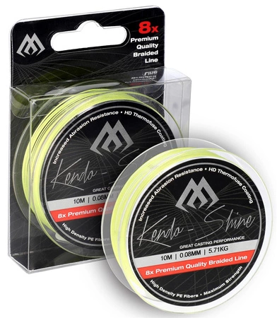 PLECIONKA - KENDO SHINE - 0.16mm/13.84kg/10m - FLUO ŻÓŁTA - op.1szp.