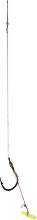 PRZYPON METHOD FEEDER - Z PUSH STOPEM - hak z zadziorem nr 8 / plecionka: 0.14mm/10cm - op.8szt.