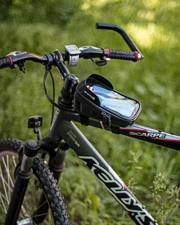 Sakwa torba rowerowa na ramę etui na telefon nawigacje wodoodporne ER1 