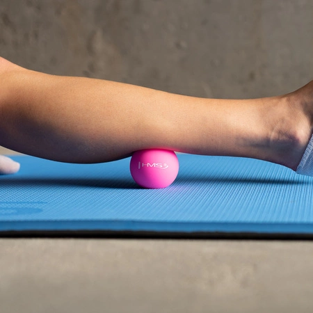 Piłka lacrosse pojedyńcza do masażu BLC01 pink HMS