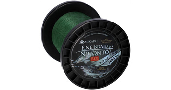 PLECIONKA - NIHONTO FINE BRAID - 0.45mm/37.4kg/3000m - ZIELONA - op.1szp.