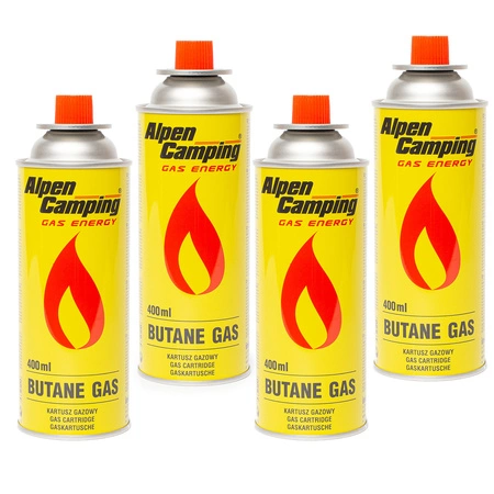 Kuchenka turystyczna gazowa + 4 kartusze