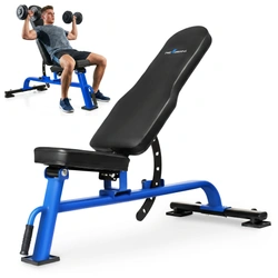 Ławka treningowa regulowana ze skosem ujemnym – stabilna ławeczka do ćwiczeń