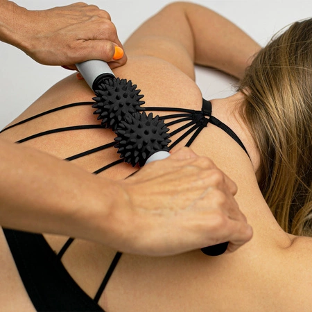 Przyrząd do masażu rolowania duoball czarny PAM1 Pretorians