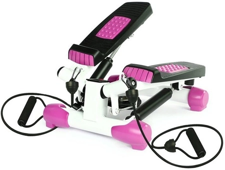 Stepper skrętny z linkami S3033 różowy hms