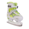 ŁYŻWY FIGUROWE NILS EXTREME NF701 regulowane 38-41 BIAŁO-ZIELONE