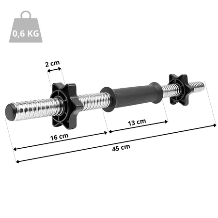Hantle 2x10 kg gryfy obciążenia zestaw hantli