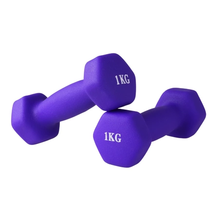 Hantelki neoprenowe 2x1kg HW10 Pretorians