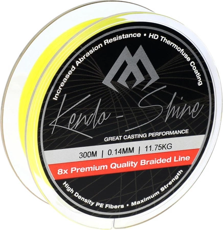 PLECIONKA - KENDO SHINE - 0.16mm/13.84kg/300m - FLUO ŻÓŁTA - op.1szp.