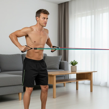 Ekspander gumowy do ćwiczeń gumy oporowe 5szt. Pretorians