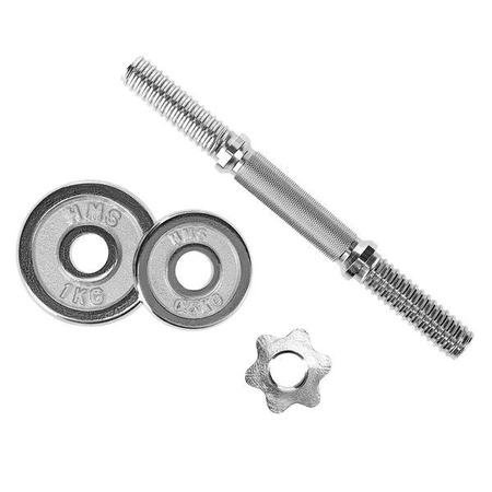 Zestaw hantli, hantle 2 x 7.5kg walizka HMS STC15