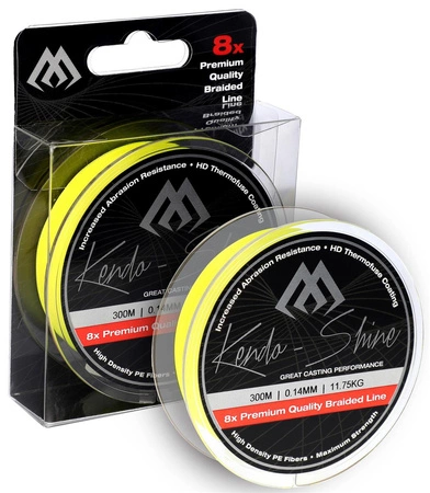 PLECIONKA - KENDO SHINE - 0.23mm/21.75kg/300m - FLUO ŻÓŁTA - op.1szp.