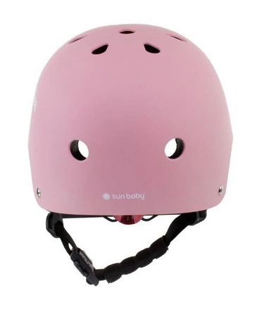 Kask rowerowy dziecięcy na hulajnogę różowy Sun Baby