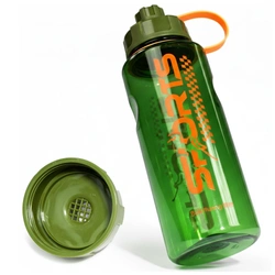Butelka na wodę bidon sportowy na siłownię trening 1,1l zielona
