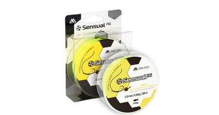 ŻYŁKA - SENSUAL N.G. CARP 0.24mm/10.5kg/300m - ŻÓŁTA - op.1szp.