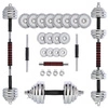 Zestaw sztanga w walizce chromowana 2x15kg HMS
