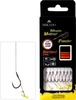 PRZYPON METHOD FEEDER - Z PUSH STOPEM - hak z zadziorem nr 8 / plecionka: 0.14mm/10cm - op.8szt.