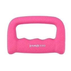 Ciężarek żeliwny typu kastet pokryty neoprenem 0.5 kg hms