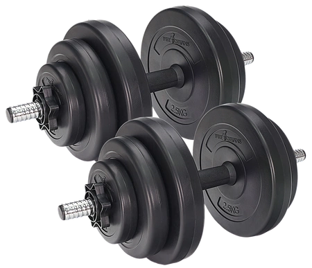 Hantle 2x10 kg gryfy obciążenia zestaw hantli