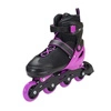 ROLKI ŁYŻWY FIGUROWE 2W1 NILS EXTREME NF7104 CZARNO RÓŻOWE S M L